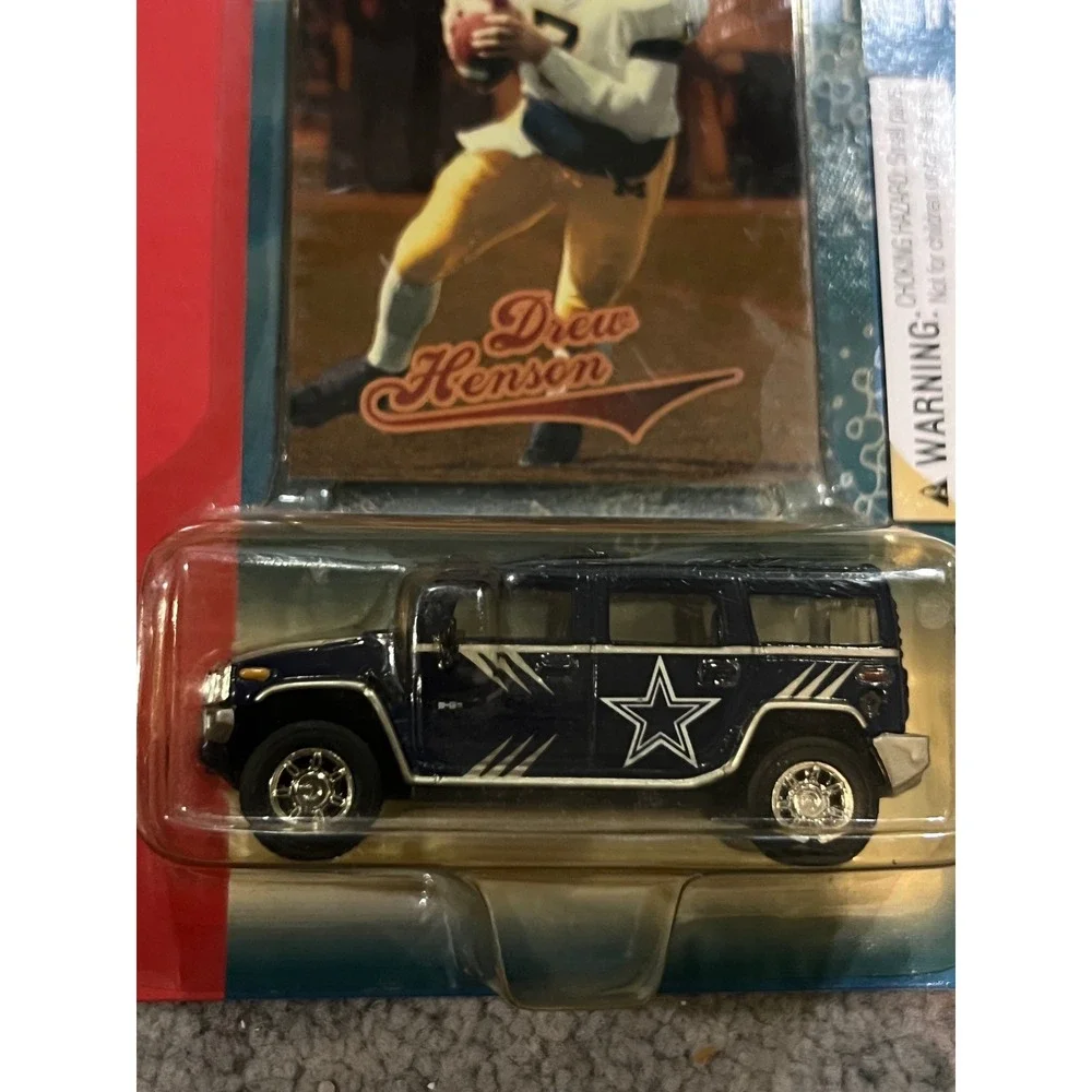 Fleer NFL Dallas Cowboys Hummer H2 1:64 Die-Cast Drew Henson Trading Card 2004